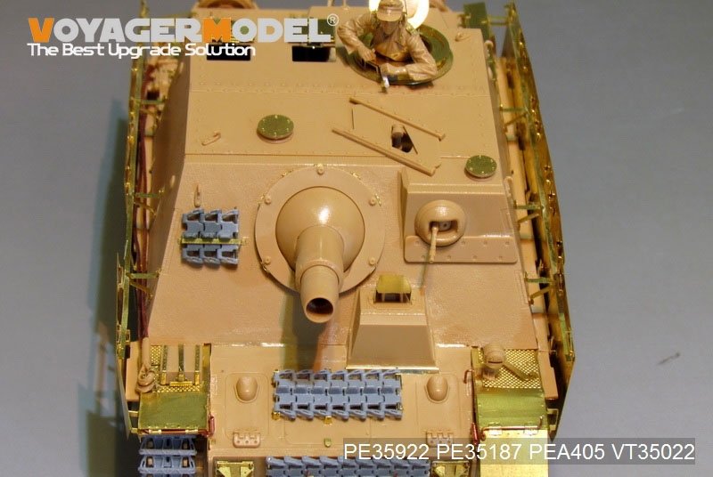Voyager Model PE35922 WWII German Sturmpanzer IV Brummbar Late Version Basic For TAMIYA 35353 1/35 – imagen 9