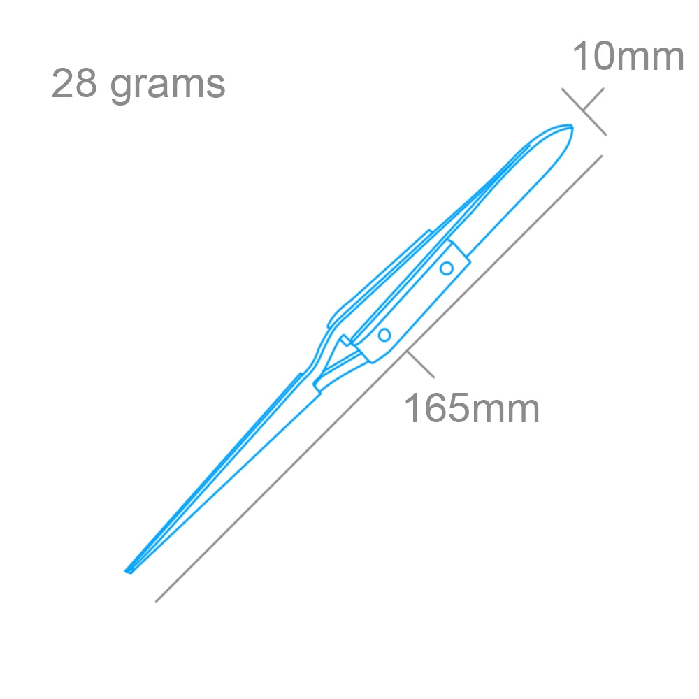 Modelcraft PTW1127 Reverse Action Tweezers Straight Tip/Fiber Grip (160mm) – obrázek 2