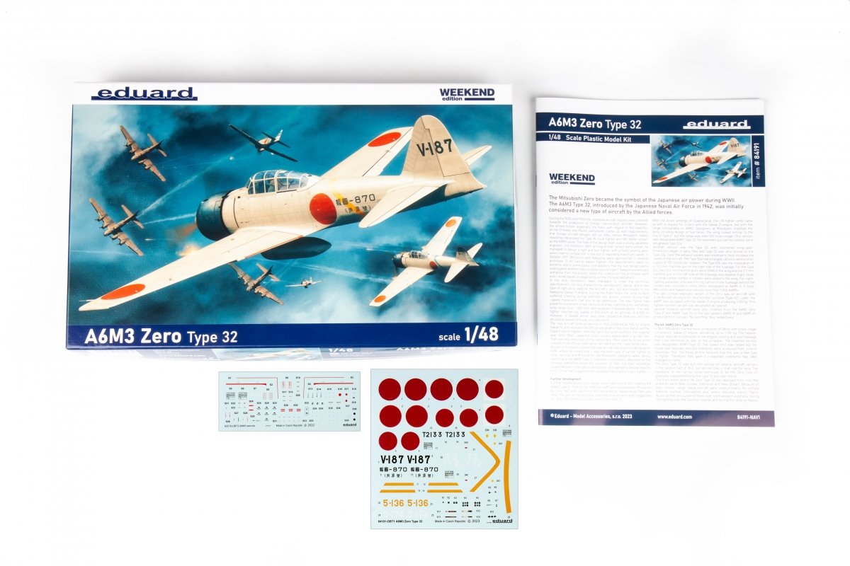 Eduard 84191 A6M3 Zero Type 32 Édition Week-end 1/48 – image 3