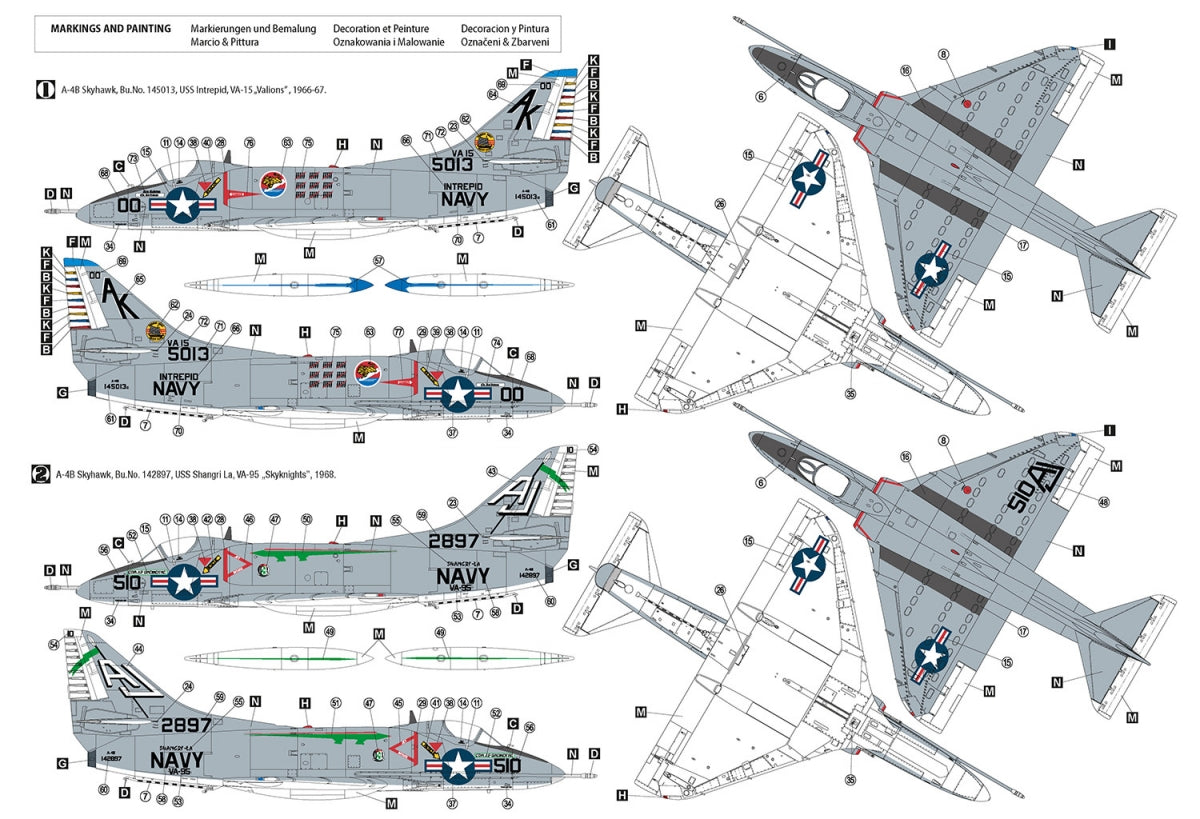Hobby 2000 48031 Douglas A-4B Skyhawk (HASEGAWA + CARTOGRAF + MASKS) 1/48 – image 2