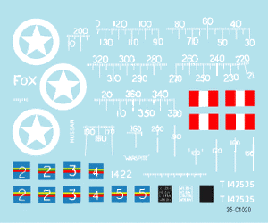 Star Decals 35-C1020 RMASG Shermans 1/35 – zdjęcie 3