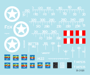 Star Decals 35-C1020 RMASG Shermans 1/35 – zdjęcie 3