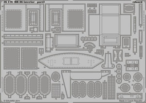Eduard 36176 BR 86 interior 1/35 Trumpeter – image 2