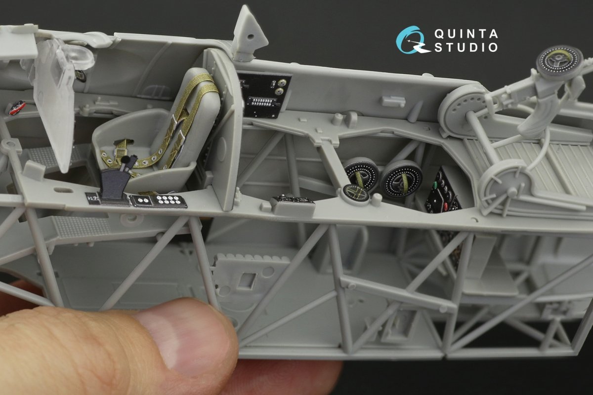 Quinta Studio QD32117 Fairey Swordfish Mk.II 3D-Printed &amp;amp; colored Interior on decal paper (Trumpeter) 1/32 – image 9