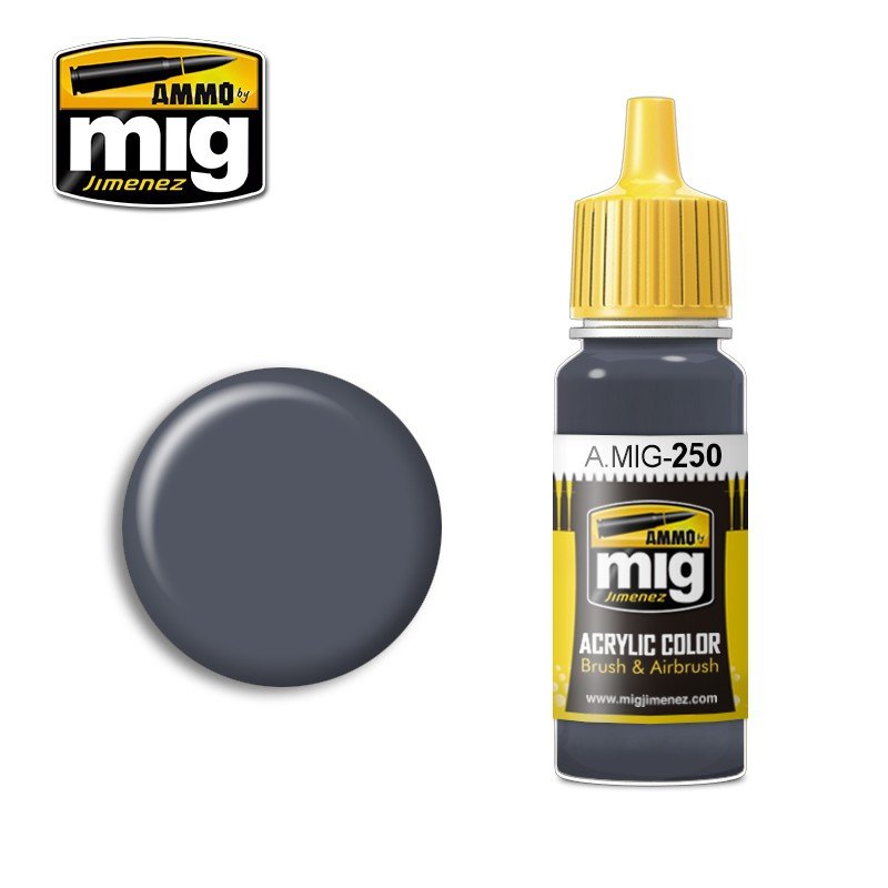 AMMO of Mig Jimenez 0250 NIGHT BLUE GRAY 17ml