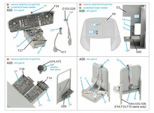 Quinta Studio QD35100 CH-54A 3D-Printed &amp;amp; colored Interior on decal paper (ICM) 1/35 – obrázek 2