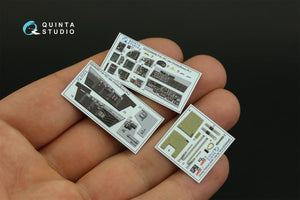 Quinta Studio QD48280 F/A-18C late 3D-Printed &amp;amp; colored Interior on decal paper (HobbyBoss) 1/48 – image 10