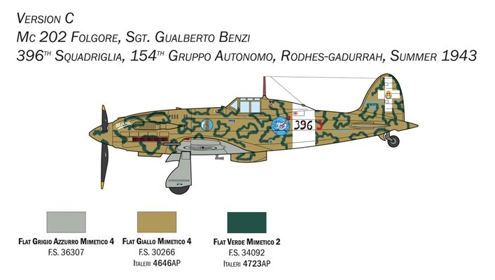 Italeri 1439 MC.202 Folgore 1/72 – image 5