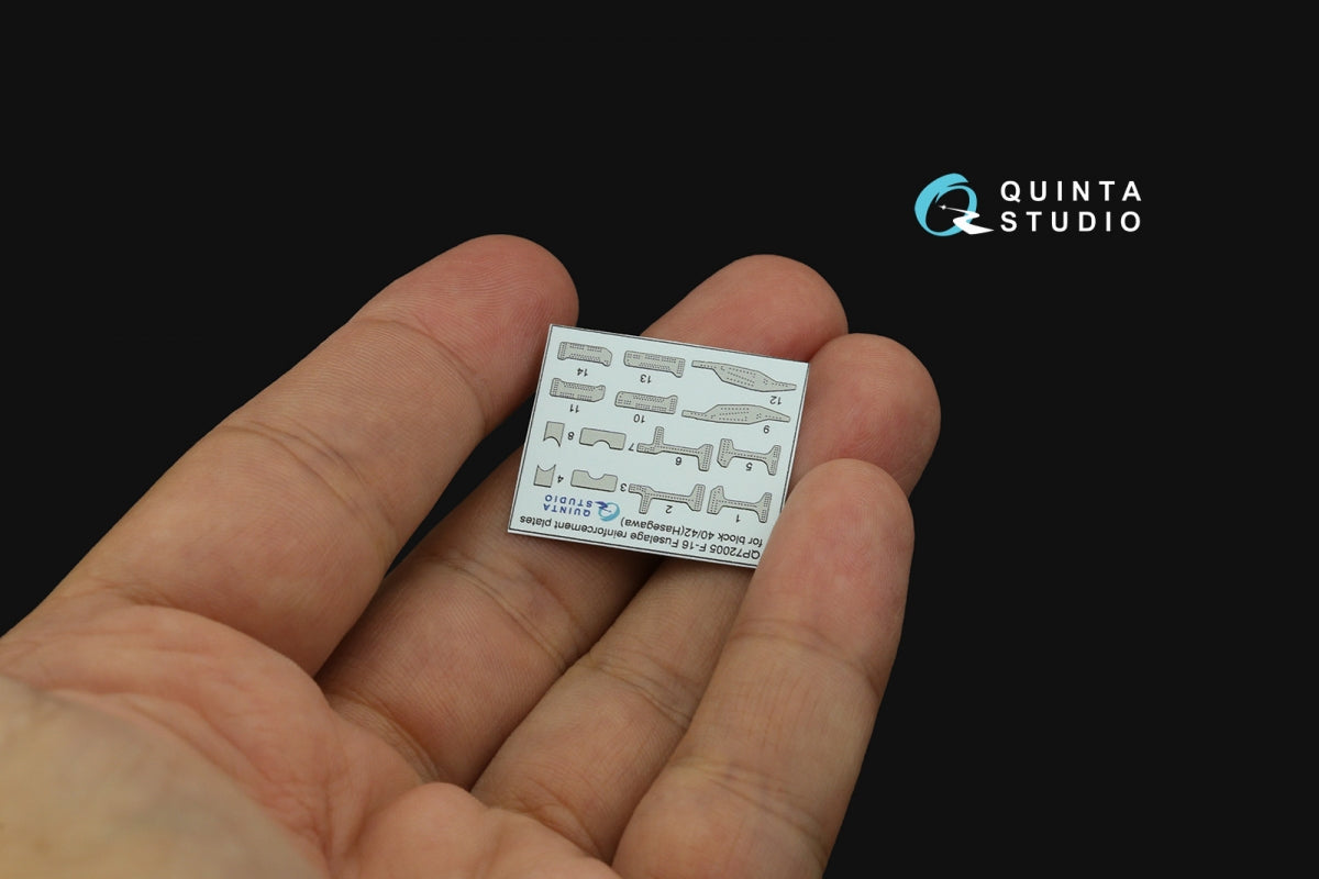 Quinta Studio QP72005 F-16 block 40/42 reinforcement plates (Hasegawa) 1/72 – image 4