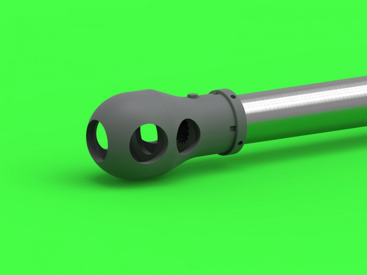 Master GM-35-047 A34 Comet - 77mm HV gun barrel &amp;amp; Besa MG barrels with resin mounts (for Tamiya kit) 1/35 – image 8
