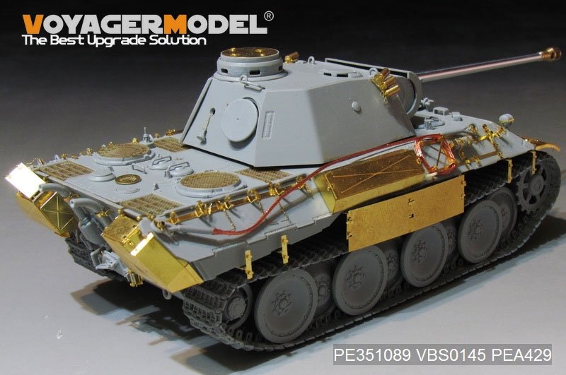 Voyager Model PE351089 WWII German Panther D Early Version Basic（For DRAGON 6164/6299） 1/35 – Bild 3