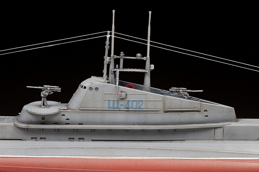 Zvezda 9041 Sous-marin soviétique de la Seconde Guerre mondiale SHCHUKA (SHCH) classe 1/144 – image 4
