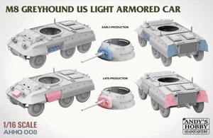Andy&amp;#39;s Hobby Headquarters AHHQ-008 M8 Greyhound US light Armored Car 1/16 – image 3