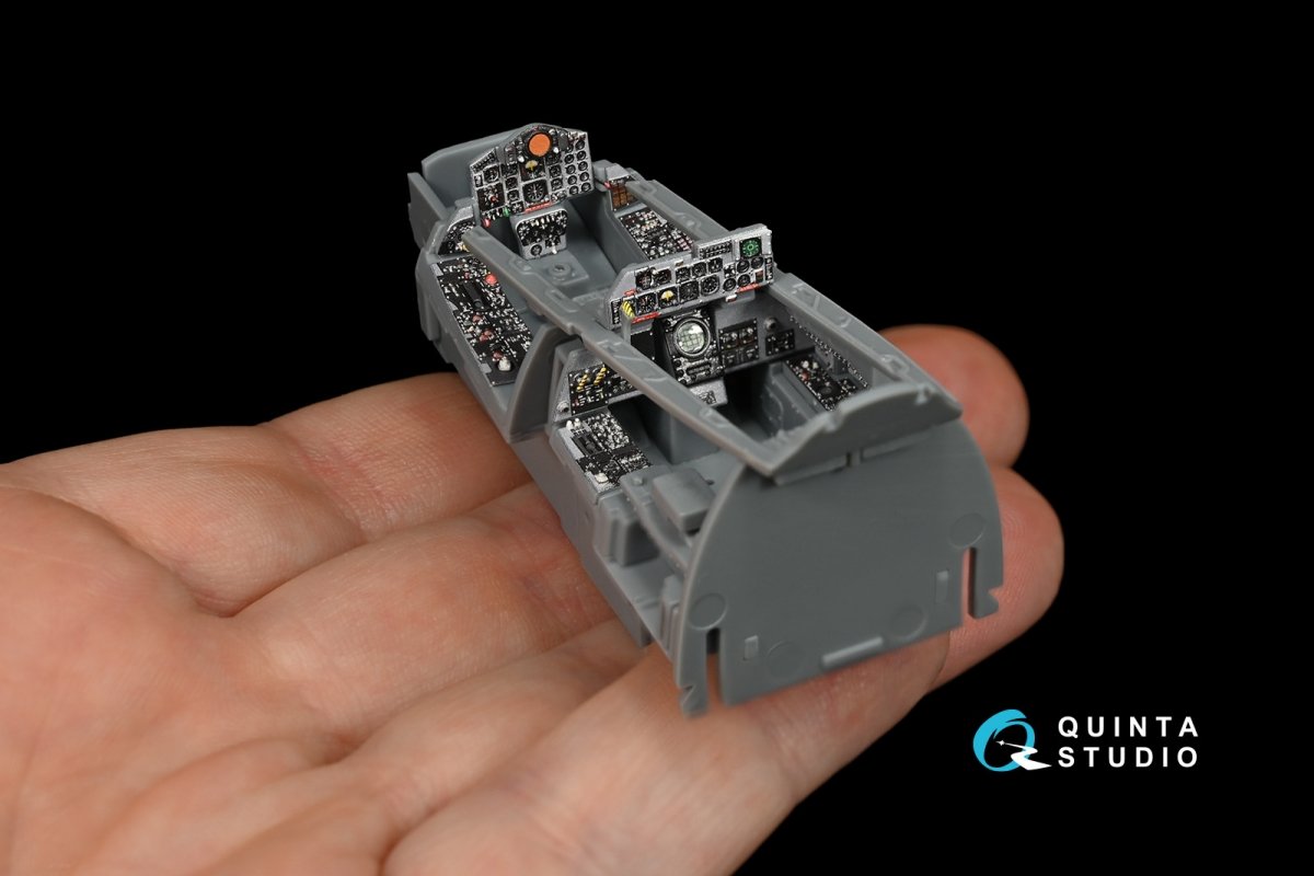 Quinta Studio QD48159 F-4C 3D-Printed &amp;amp; colored Interior on decal paper (for ZM SWS kit) 1/48 – obrázek 8