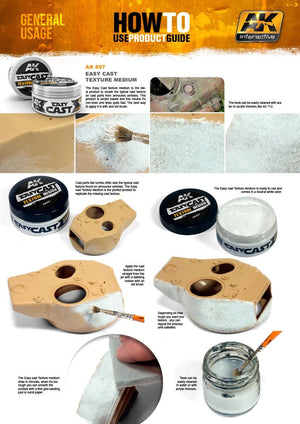 AK Interactive AK897 EASY CAST TEXTURE (75ml) – image 2
