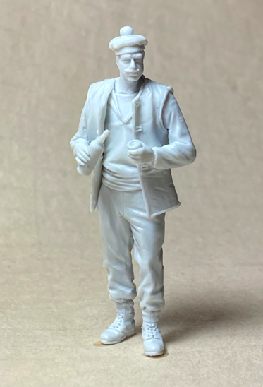 Copper State Models F35-037 French marine armored car crewman with a bottle of wine 1/35 – Bild 2
