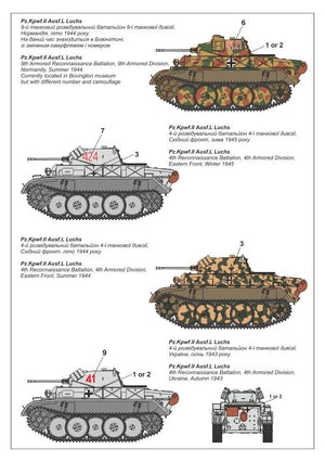 Armory Models 72203 Pz.Kpfw.II Ausf.L Luchs, German WWII Light Recon Tank 1/72 – obrázek 3