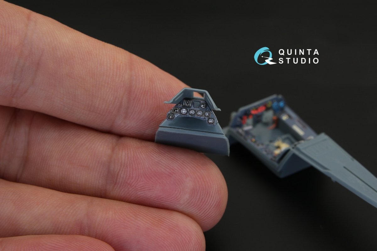 Quinta Studio QD48139 FW 190D-9 3D-Printed &amp;amp; colored Interior on decal paper (for Eduard kit) 1/48 – Bild 4