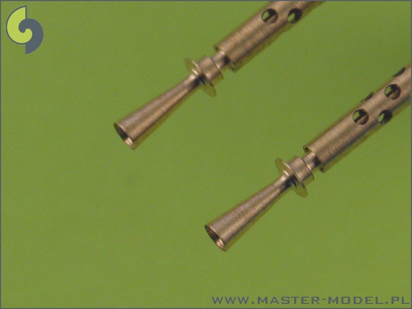 Master SM-35-002 Browning M2 aircraft .50 caliber (12.7mm) barrels with flash hiders (2pcs) – obrázek 2