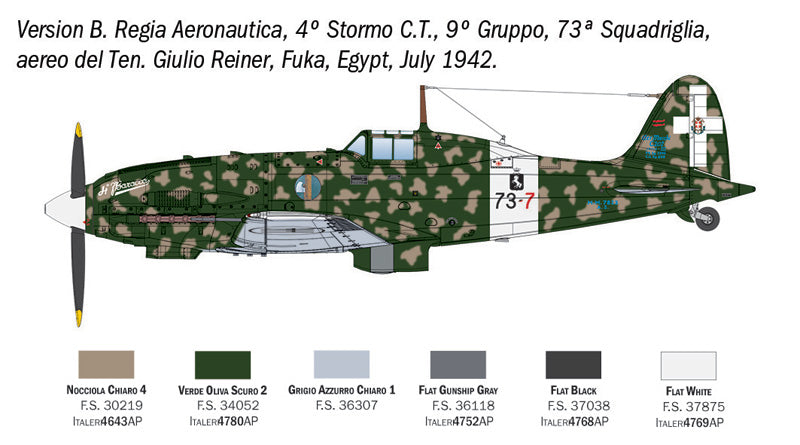 Italeri 2840 Macchi MC.202 Folgore 1/48 – image 7