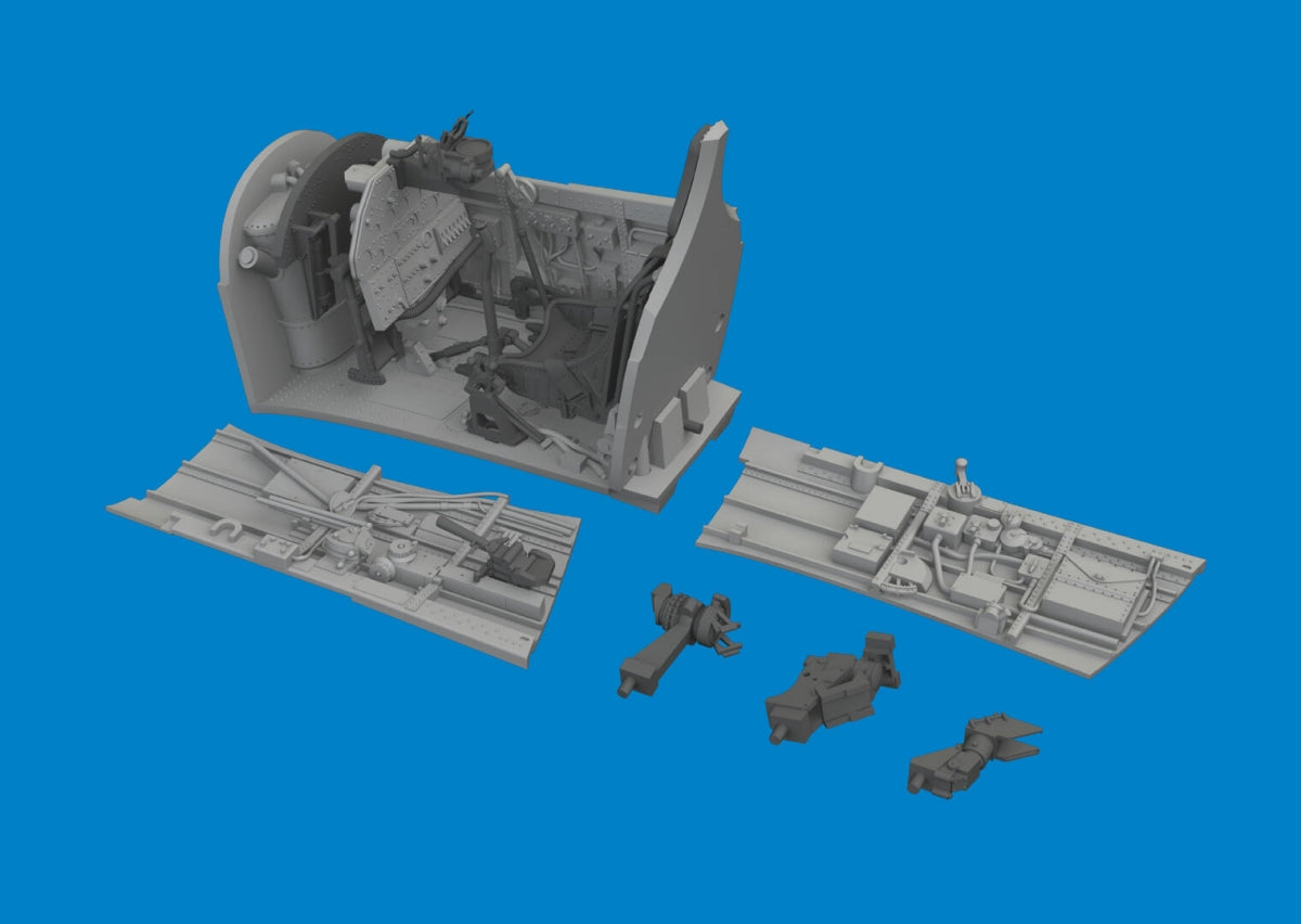 Eduard 6481096 P-40E cockpit PRINT EDUARD 1/48 – image 3