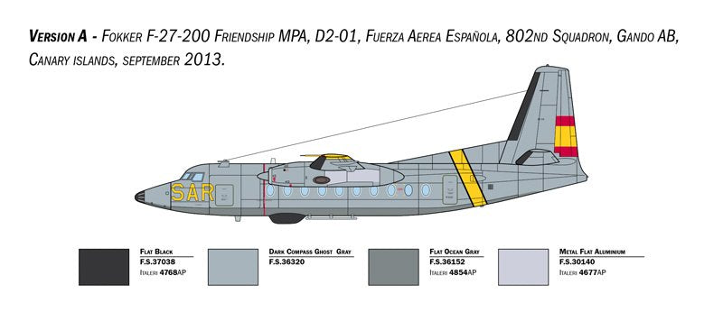 Italeri 1455 Fokker F-27 SAR 1/72 – image 4