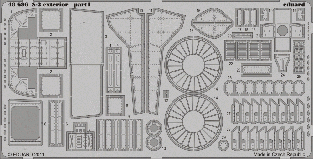 Eduard 48696 S-3 exterior 1/48 Italeri – image 2