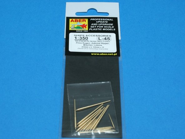 Aber 350L-45 Set of barrels 203mm x 8; 105mm x 12 for Prinz Eugen class crusies 1/350 – image 5