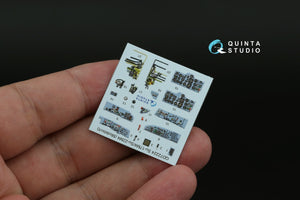Quinta Studio QD72224 Su-17M4/Su-22M4 3D-Printed &amp;amp; colored Interior on decal paper (Modelsvit) 1/72 – obrázek 3