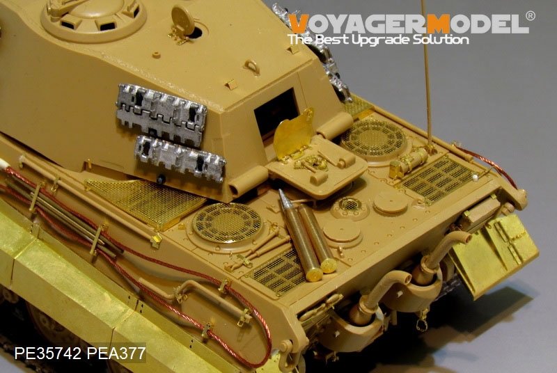 Voyager Model PE35742 WWII German King Tiger (Hensehel Turret)（For TAMIYA） 1/35 – Bild 2