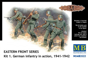 Master Box 3522 Frontier Fighting, Summer 1941, German Infantry 1/35