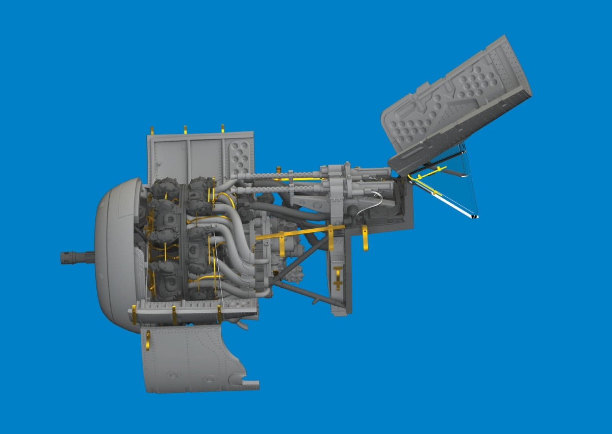 Eduard 6481102 Fw 190A-6 engine &amp;amp; fuselage guns EDUARD 1/48 – image 2