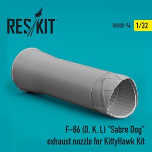 RESKIT RSU32-0074 F-86 (D, K, L) &amp;quot;SABER DOG&amp;quot; EXHAUST NOZZLE FOR KITTYHAWK KIT 1/32