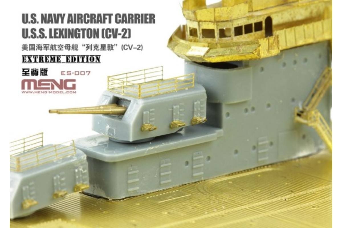 Meng Model ES-007 US Navy Aircraft Carrier USS Lexington (Cv-2) Extreme Edition 1/700 – imagen 2