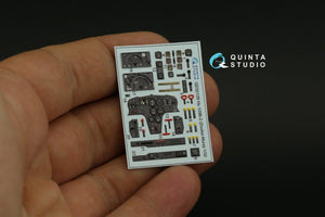 Quinta Studio QD32129 Hs 129B-2 3D-Printed &amp;amp; colored Interior on decal paper (Zoukei-Mura) 1/32 – Bild 7