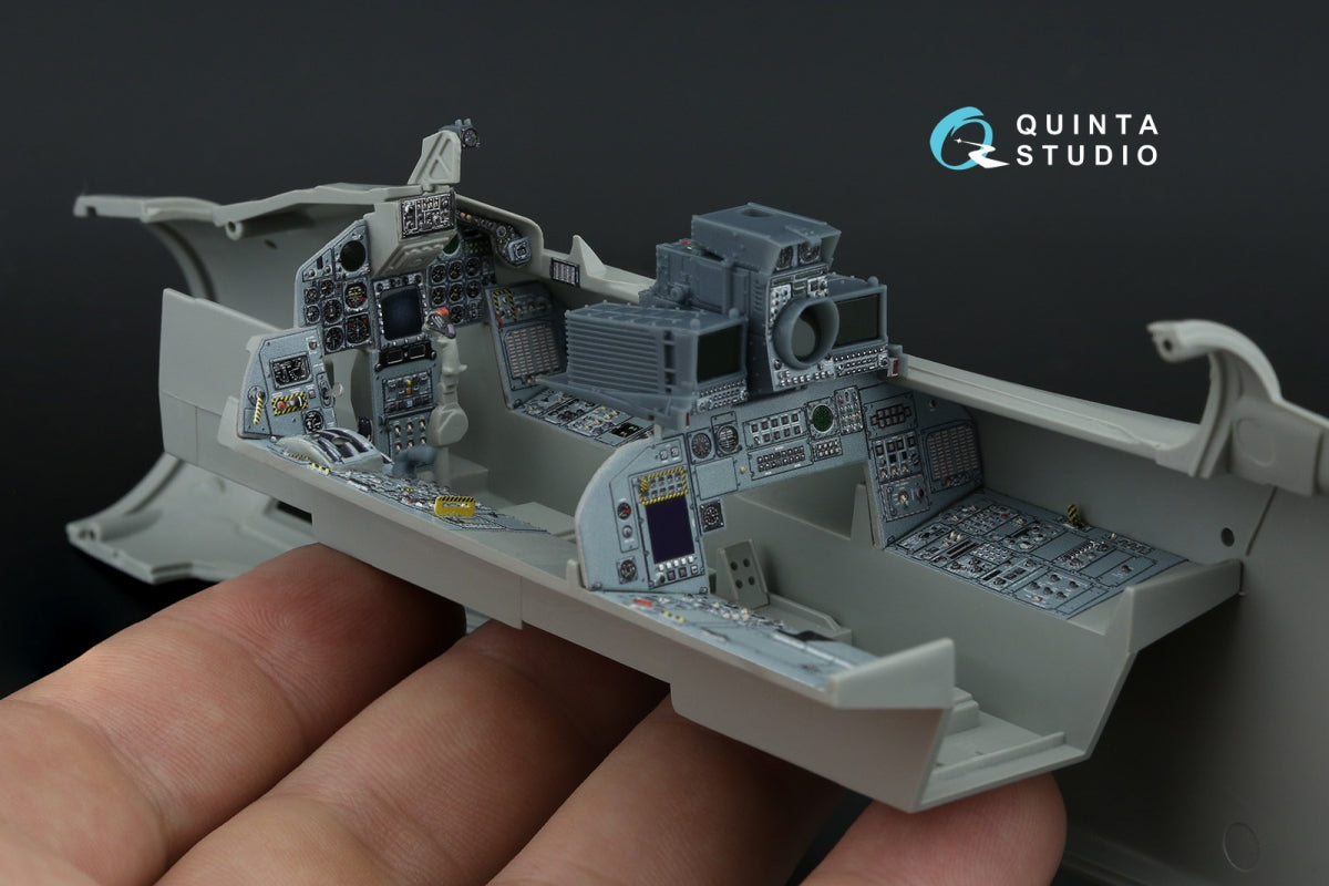 Quinta Studio QDS+32232 Tornado ECR Italian 3D-Printed &amp;amp; colored Interior on decal paper (Italeri) (Small version) (with 3D-printed resin parts) 1/32 – obrázek 12