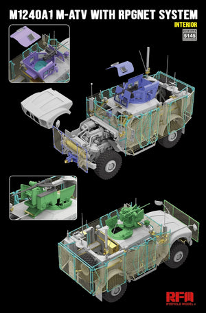 Rye Field Model 5145 M1240A1 MATV w/RPGNET System (Full Interior) 1/35 – image 3