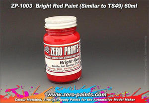 Zero Paints ZP-1003 Bright Red Paint (Similar to TS49) 60ml