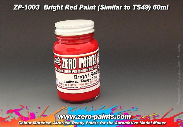 Zero Paints ZP-1003 Bright Red Paint (Similar to TS49) 60ml