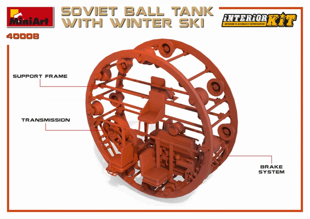 MiniArt 40008 SOVIET BALL TANK w/ WINTER SKI. INTERIOR KIT 1/35 – Bild 20