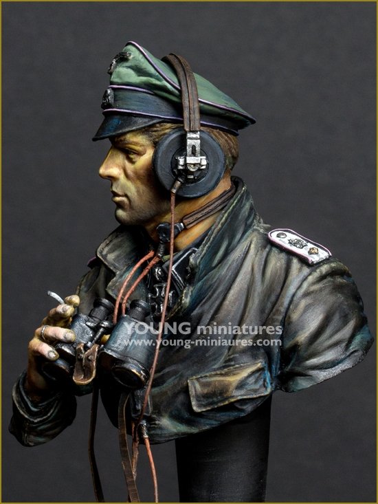 Young Miniatures YM1876 SS Panzer Commander Normandie 1944 1/10 – Bild 5