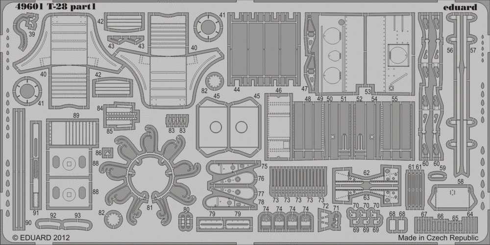 Eduard 49601 T-28 SA RODEN 1/48 – immagine 2