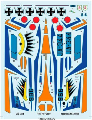 Hobby Boss 80259 F-86F-40 Saber (1/72) – image 2