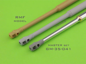 Master GM-35-041 PzKpfw VI Tiger I - 88 mm gun barrel KwK36 L/56 - late version of the muzzle brake 1/35 – imagen 6