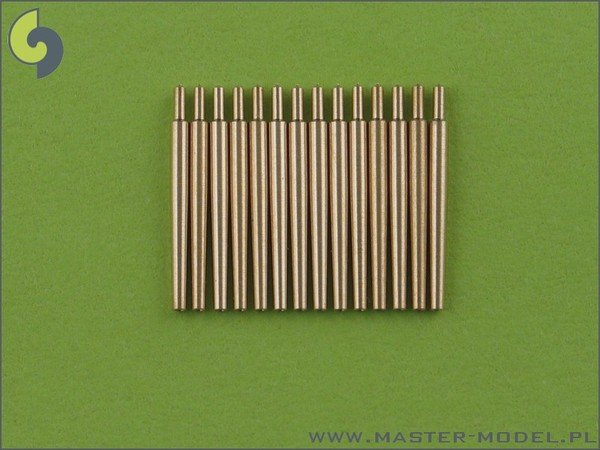 Master SM-350-051 USN 5in/25 (12.7 mm) barrels (14pcs) - many USN battleship and cruiser classes in 1920s to 1940s