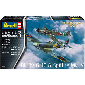 Revell 03710 BF109G-10 &amp;amp; Spitfire MK.V 1/72