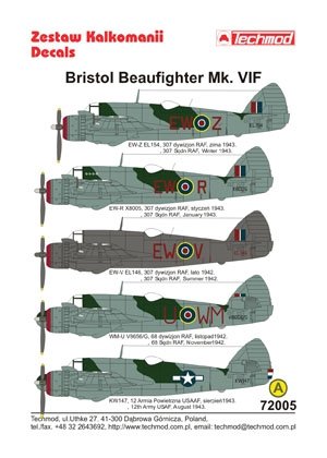 Techmod 72005 - Bristol Beaufighter VI 1/72 – imagen 2