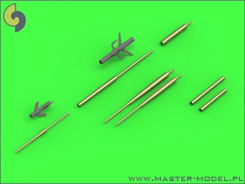 Master AM-72-106 Sukhoi Su-17, Sukhoi Su-20, Sukhoi Su-22 (Fitter) - Pilot Tubes and 30mm gun barrels 1/72 – Bild 3