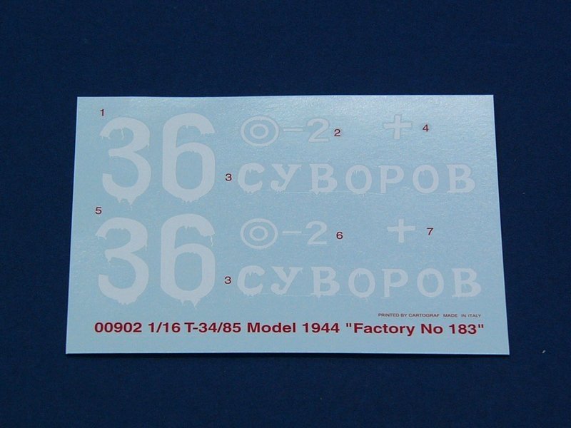 Trumpeter 00902 T-34/85 Model 1944 &amp;quot;Factory No.183&amp;quot; 1/16 – Bild 9
