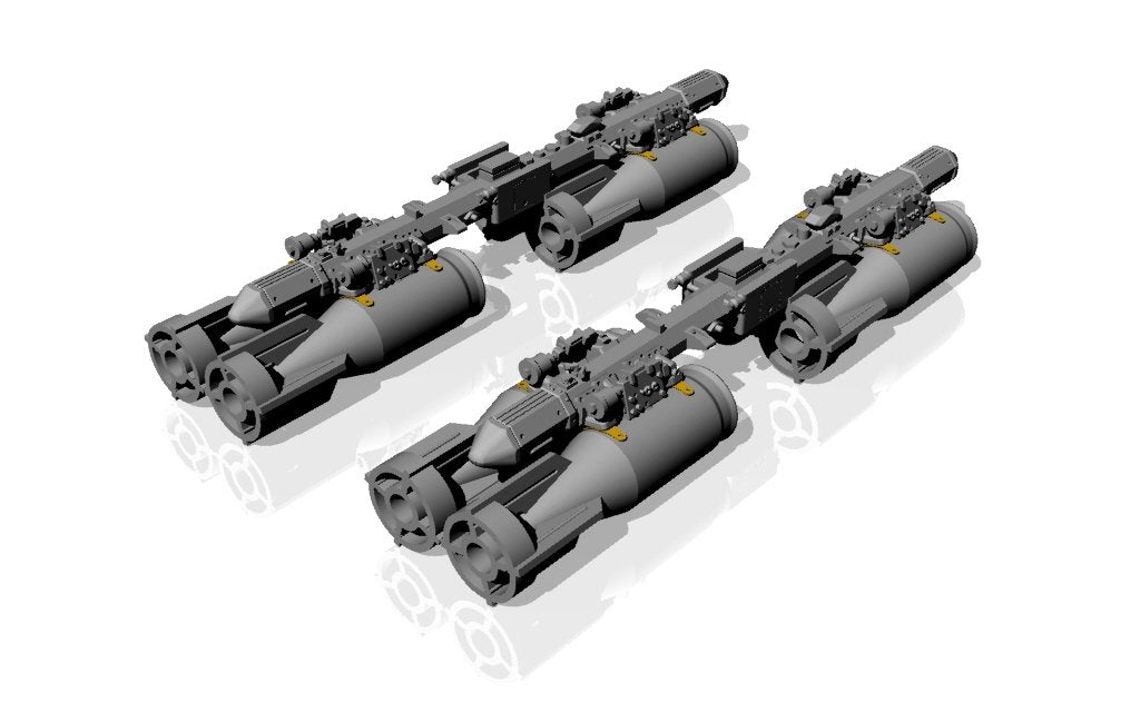 Armory Models ACA4810c MZBD-4UT w/ 4x OFAB-100-120 Soviet high-explosive bombs, resin ordnance set w/ PE parts 1/48 – image 5